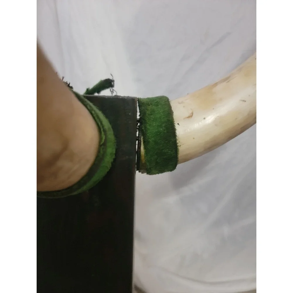 Vintage Bull Horns‎ Display Mount | Large Rustic Western Decor 🤠
